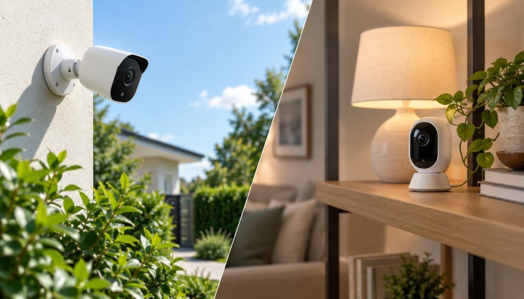Camera ngoài trời và camera trong nhà được chọn theo vị trí lắp